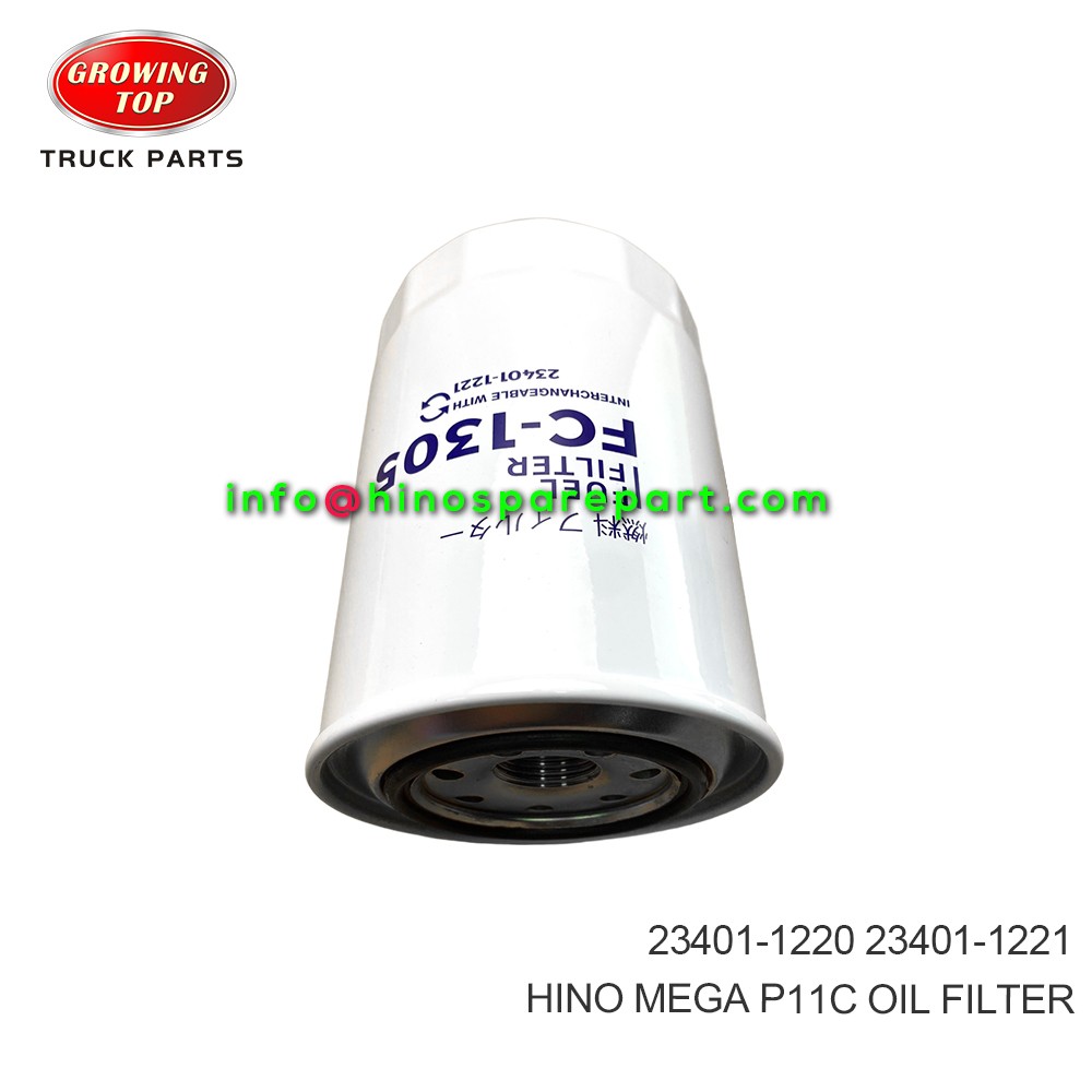 HINO MEGA P11C OIL FILTER 23401-1220