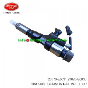 HINO J08E COMMON RAIL INJECTOR  23670-E0031