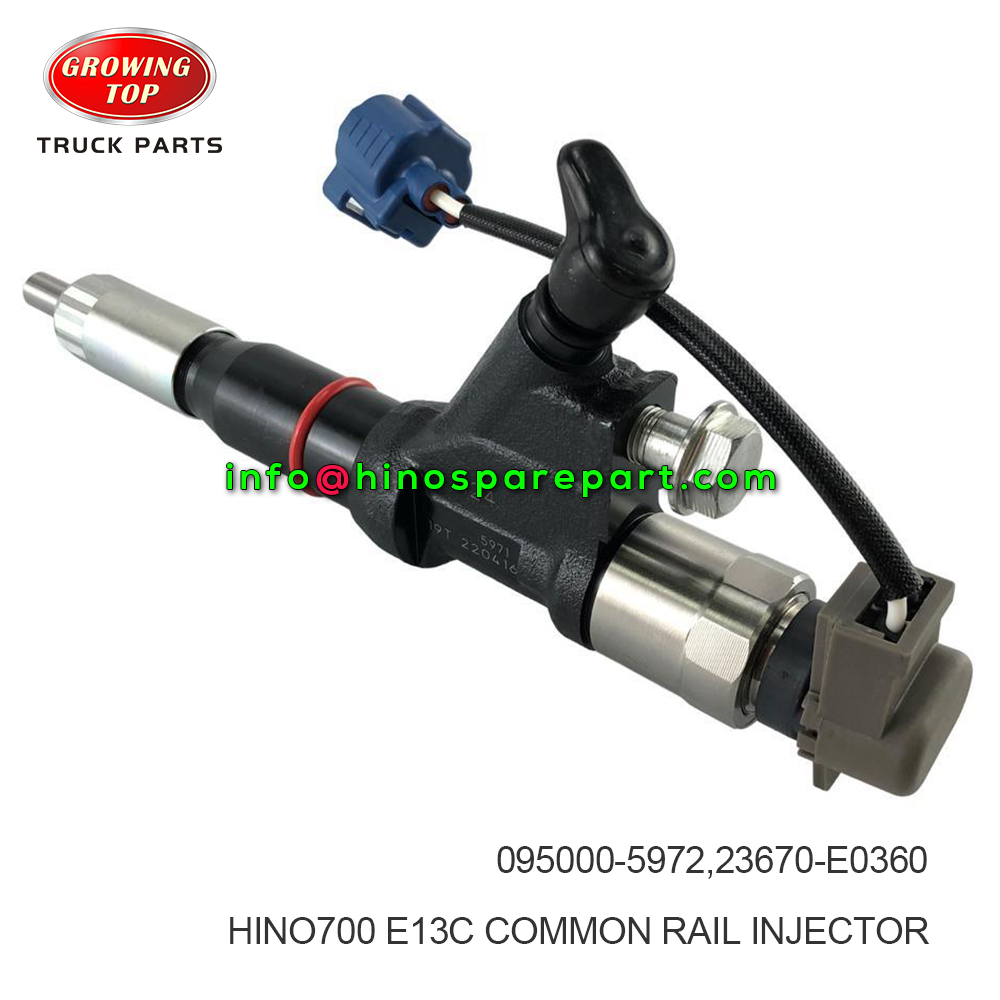 HINO700 TRAILER E13C COMMON RAIL INJECTOR 23670-E0B30,095000-5970