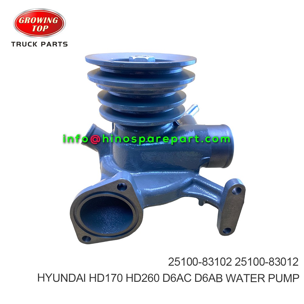 HYUNDAI HD170 HD260 D6AC D6AB D6AV WATER PUMP 25100-83102