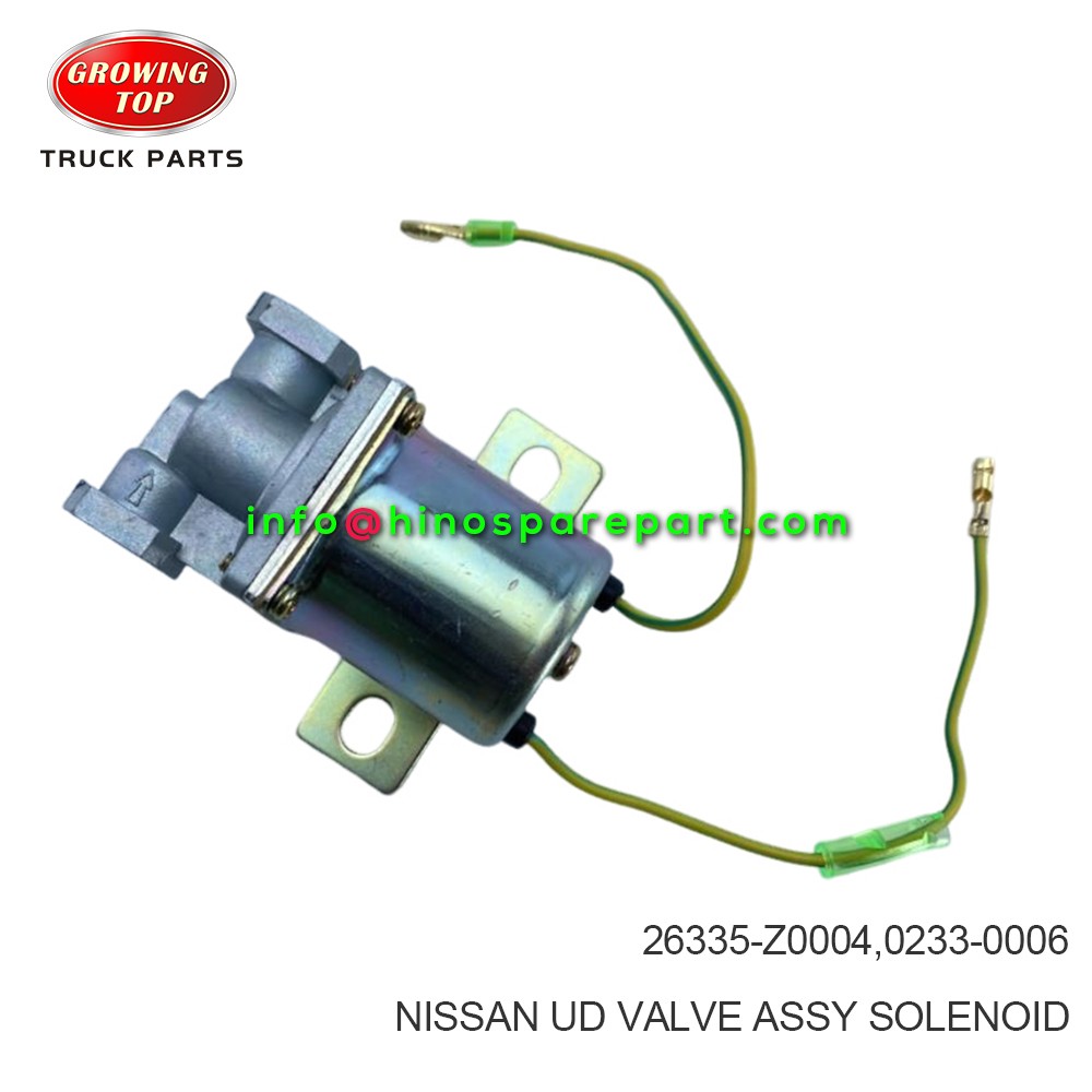 NISSAN/UD CW520 VALVE ASSY,SOLENOID 26335-Z0004