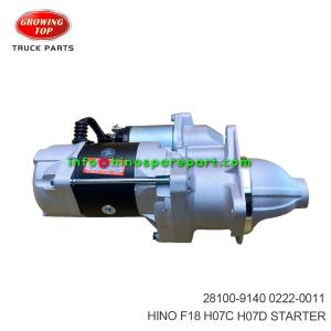 HINO F18 H07C H07D STARTER 28100-9140