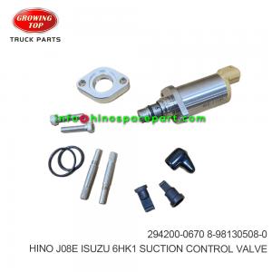 HINO J08E ISUZU 6HK1 SUCTION CONTROL VALVE 294200-0670