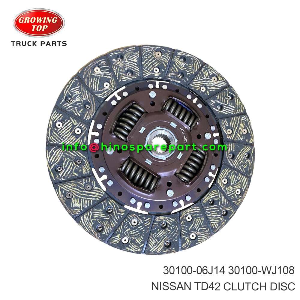 NISSAN TD42 CLUTCH DISC 30100-06J14