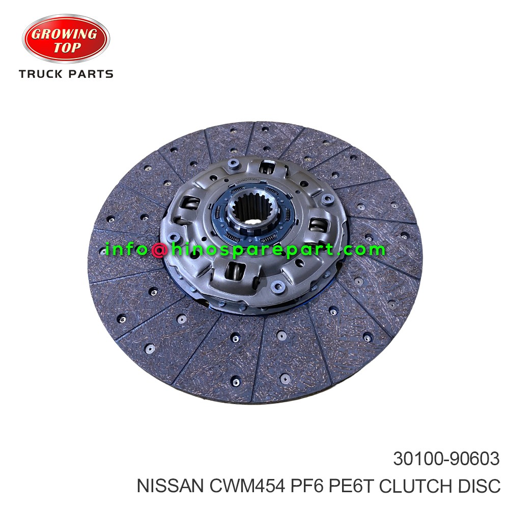  NISSAN CWM454 PF6 PE6T CLUTCH DISC 30100-90603