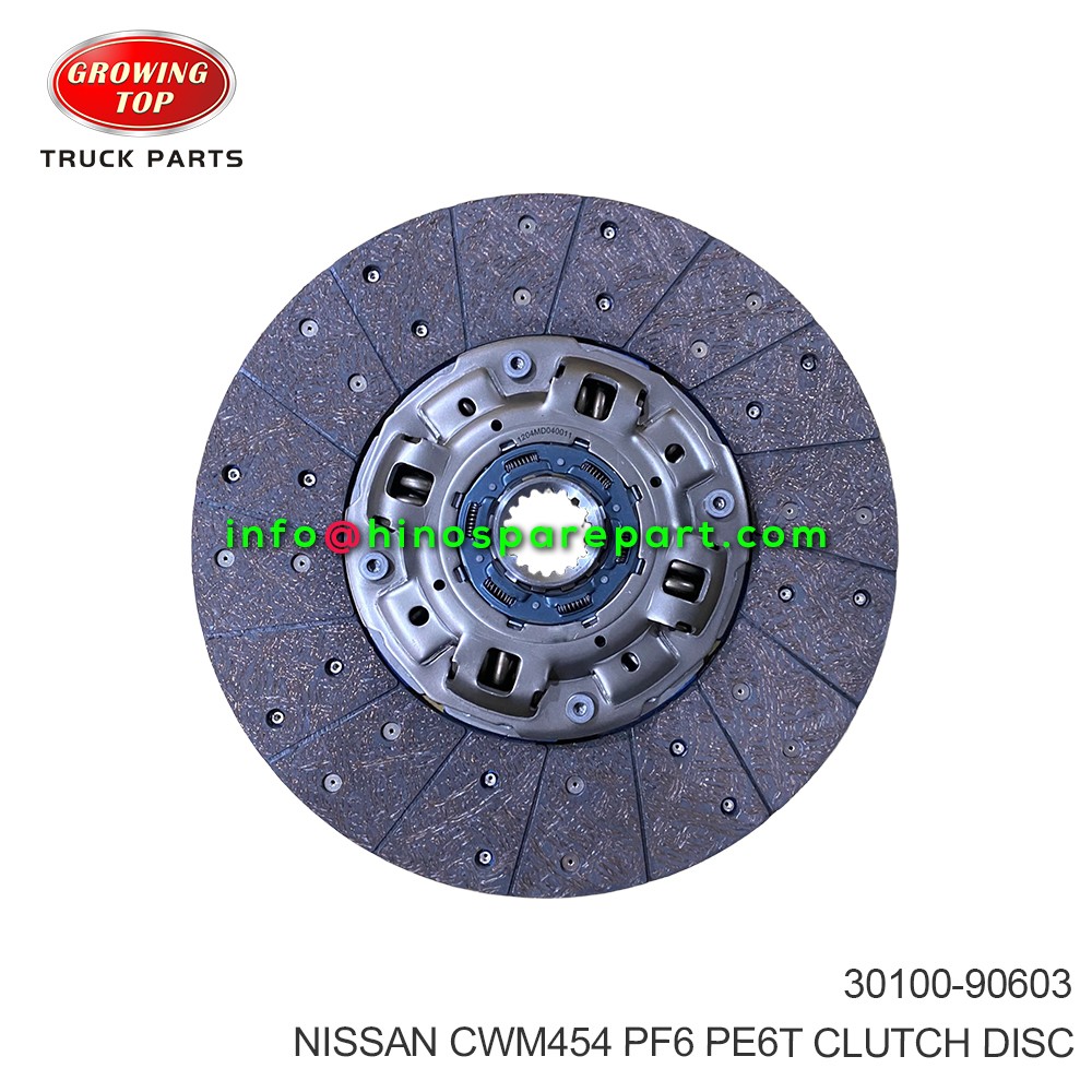  NISSAN CWM454 PF6 PE6T CLUTCH DISC 30100-90603