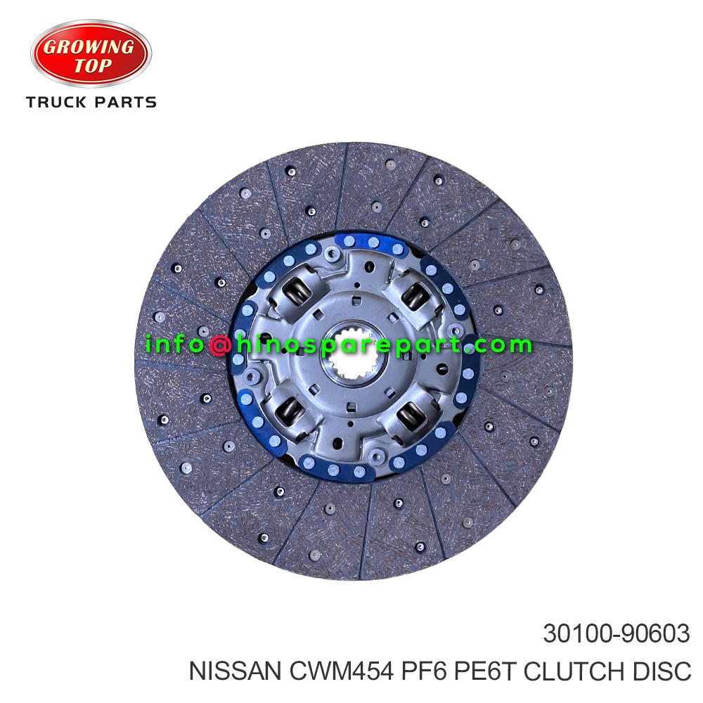  NISSAN CWM454 PF6 PE6T CLUTCH DISC 30100-90603