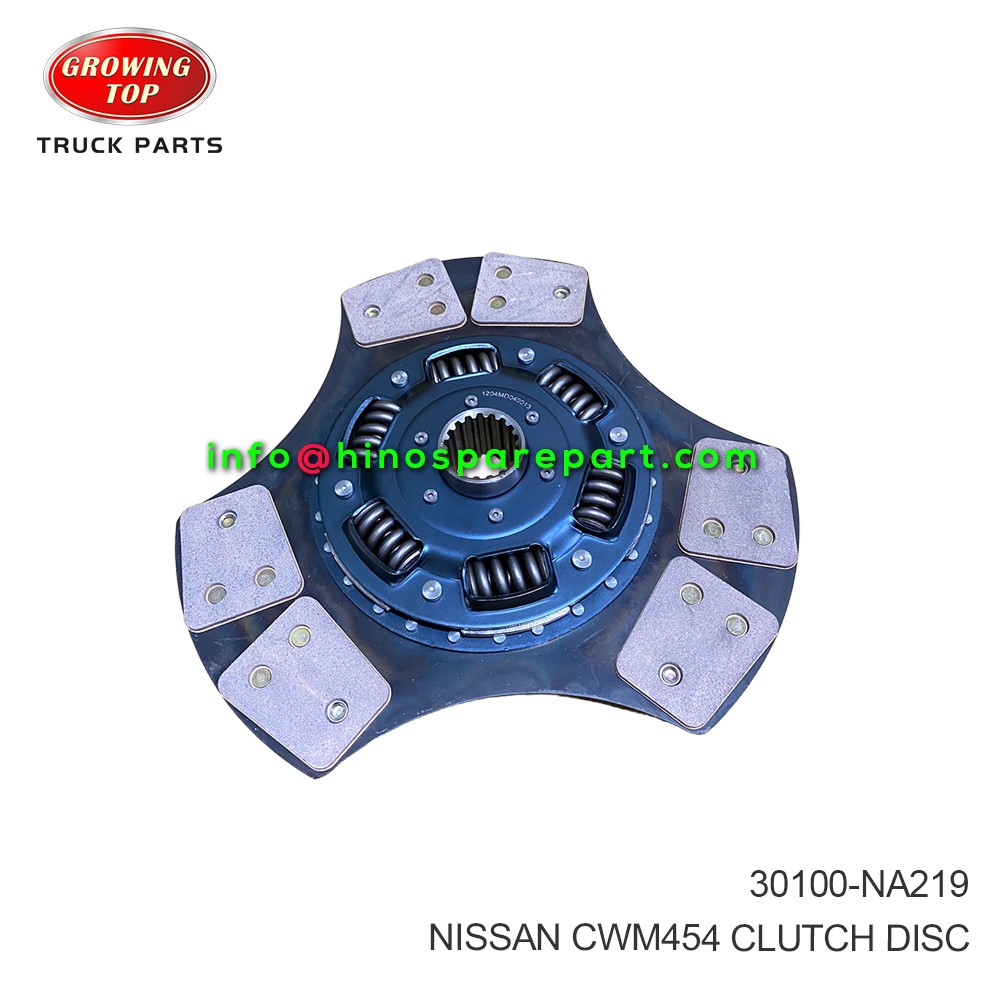 NISSAN CWM454 CLUTCH DISC 30100-NA219