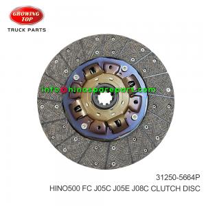 HINO500 FC J05C J05E J08C  CLUTCH DISC  31250-5664P