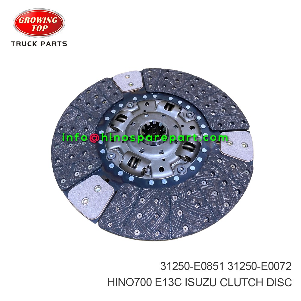 HINO700 E13C CLUTCH DISC 31250-E0851