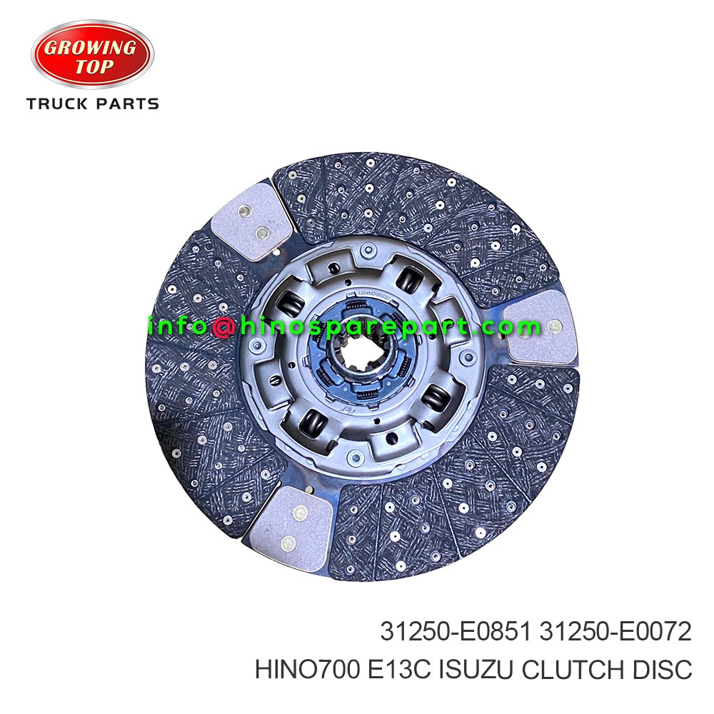 HINO700 E13C CLUTCH DISC 31250-E0851
