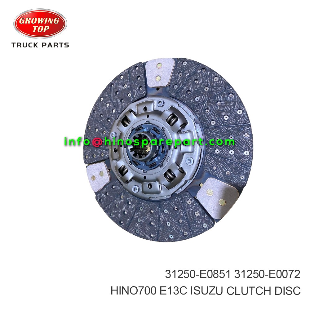 HINO700 E13C CLUTCH DISC 31250-E0851