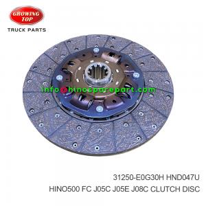 HINO500 FC J05C J05E J08C CLUTCH DISC 31250-E0G30H HINO500 FC J05C J05E J08C CLUTCH DISC 31250-E0G30H
