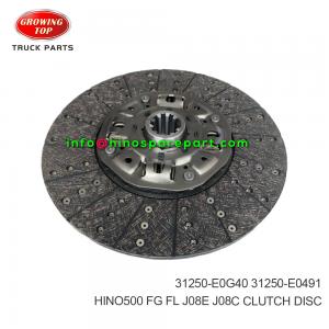 HINO500 FG FL J08E J08C CLUTCH DISC 31250-E0G40