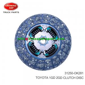 TOYOTA 1GD 2GD CLUTCH DISC 31250-OK281