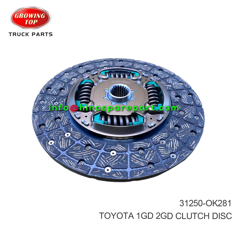 TOYOTA 1GD 2GD CLUTCH DISC 31250-OK281