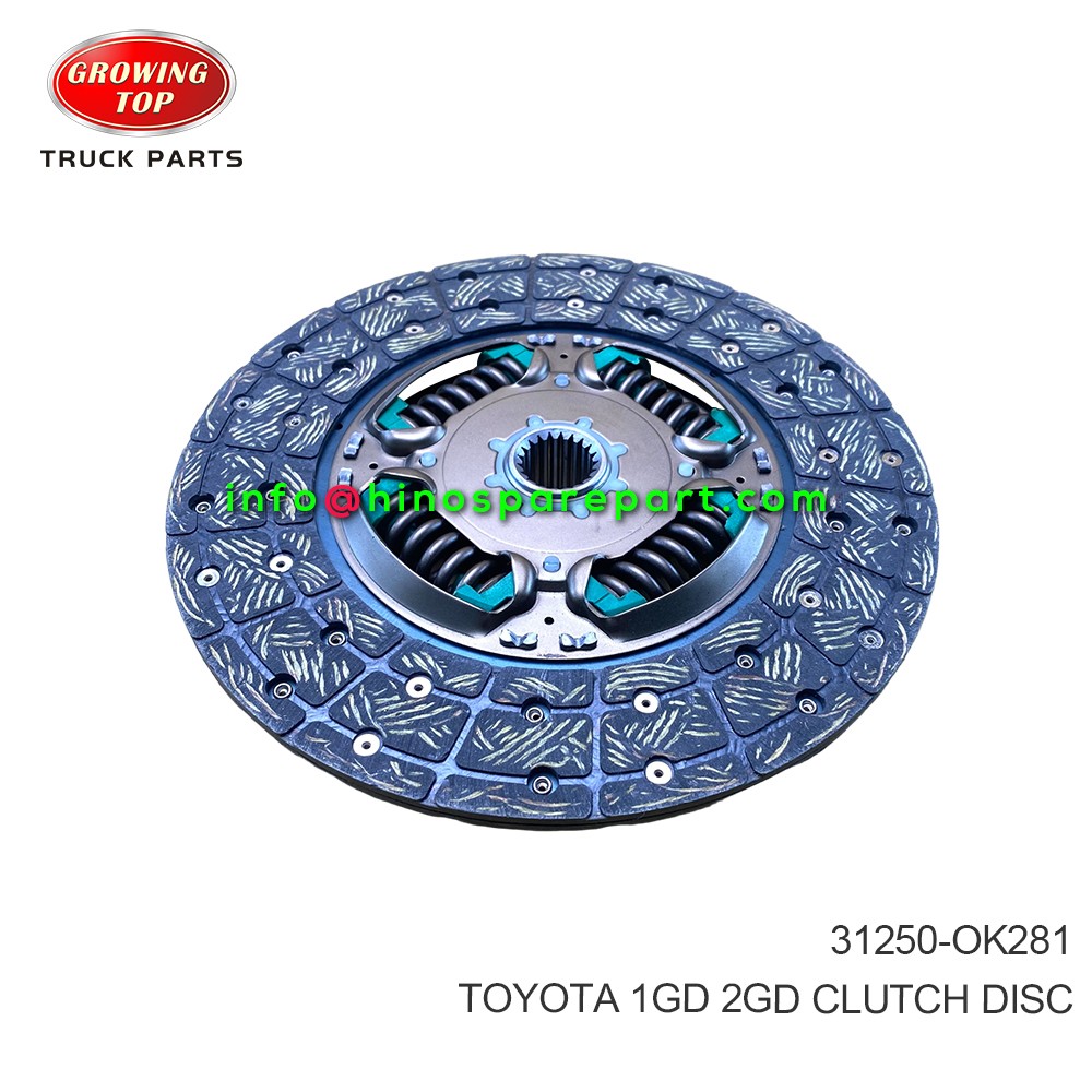 TOYOTA 1GD 2GD CLUTCH DISC 31250-OK281