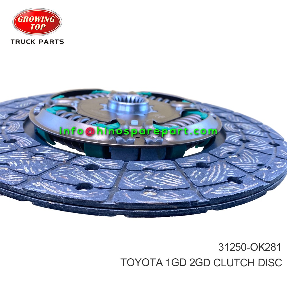 TOYOTA 1GD 2GD CLUTCH DISC 31250-OK281