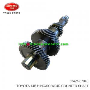 TOYOTA 14B HINO300 W04D COUNTER SHAFT 33421-37040