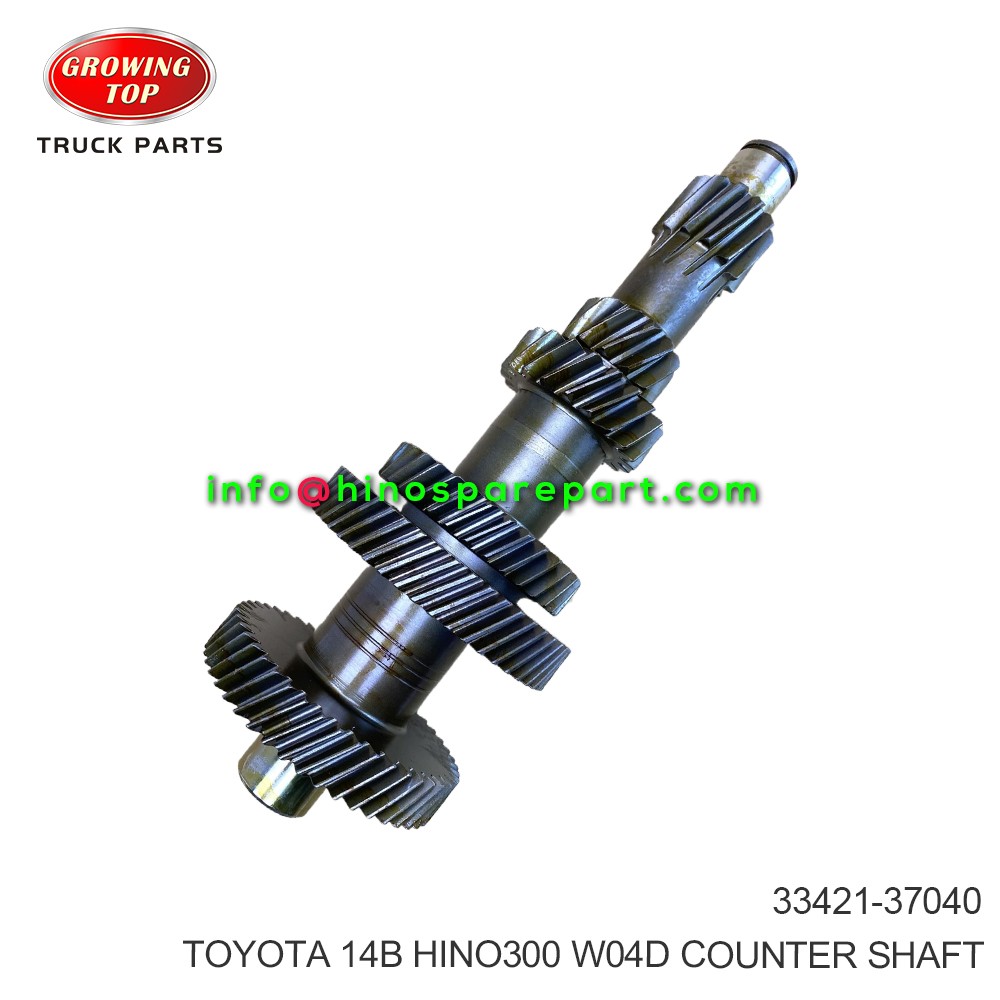 TOYOTA 14B HINO300 W04D COUNTER SHAFT 33421-37040