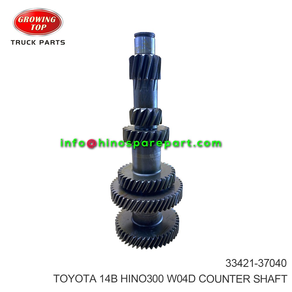 TOYOTA 14B HINO300 W04D COUNTER SHAFT 33421-37040