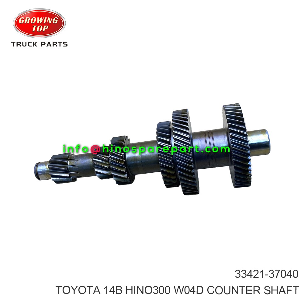 TOYOTA 14B HINO300 W04D COUNTER SHAFT 33421-37040