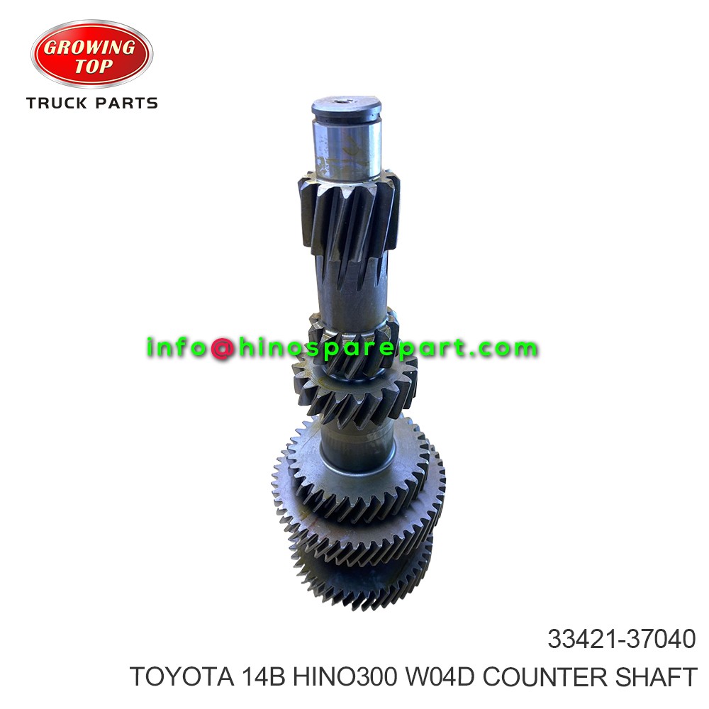 TOYOTA 14B HINO300 W04D COUNTER SHAFT 33421-37040