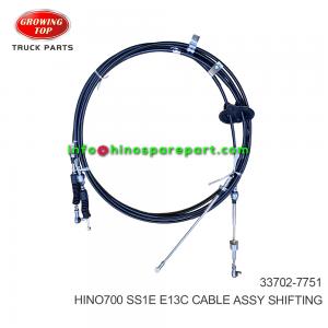 HINO700 SS1E E13C CABLE ASSY SHIFTING 33702-7751