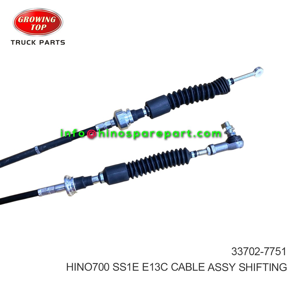 HINO700 SS1E E13C CABLE ASSY SHIFTING 33702-7751