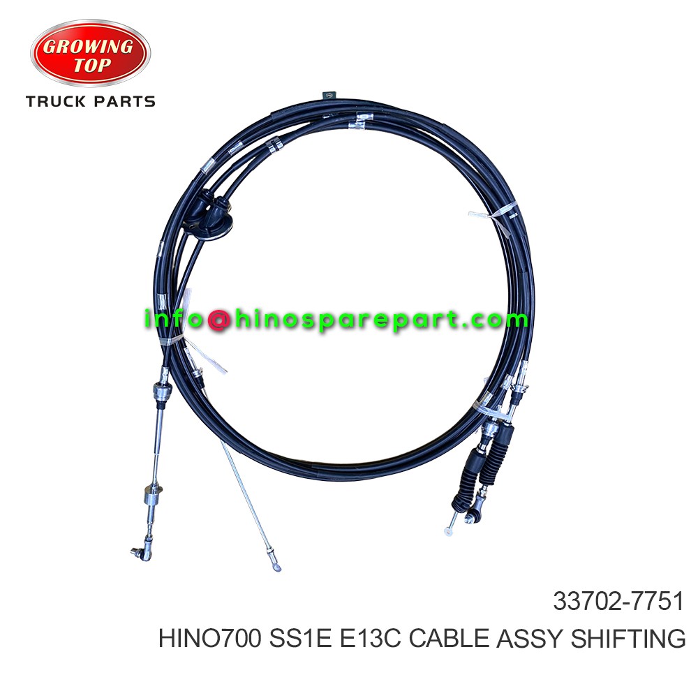 HINO700 SS1E E13C CABLE ASSY SHIFTING 33702-7751