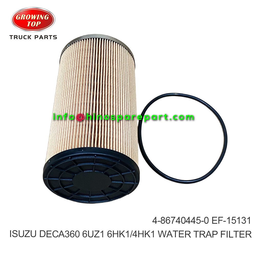 ISUZU DECA360 6UZ1/6NX1 6HK1/4HK1 WATER TRAP FILTER 4-86740445-0