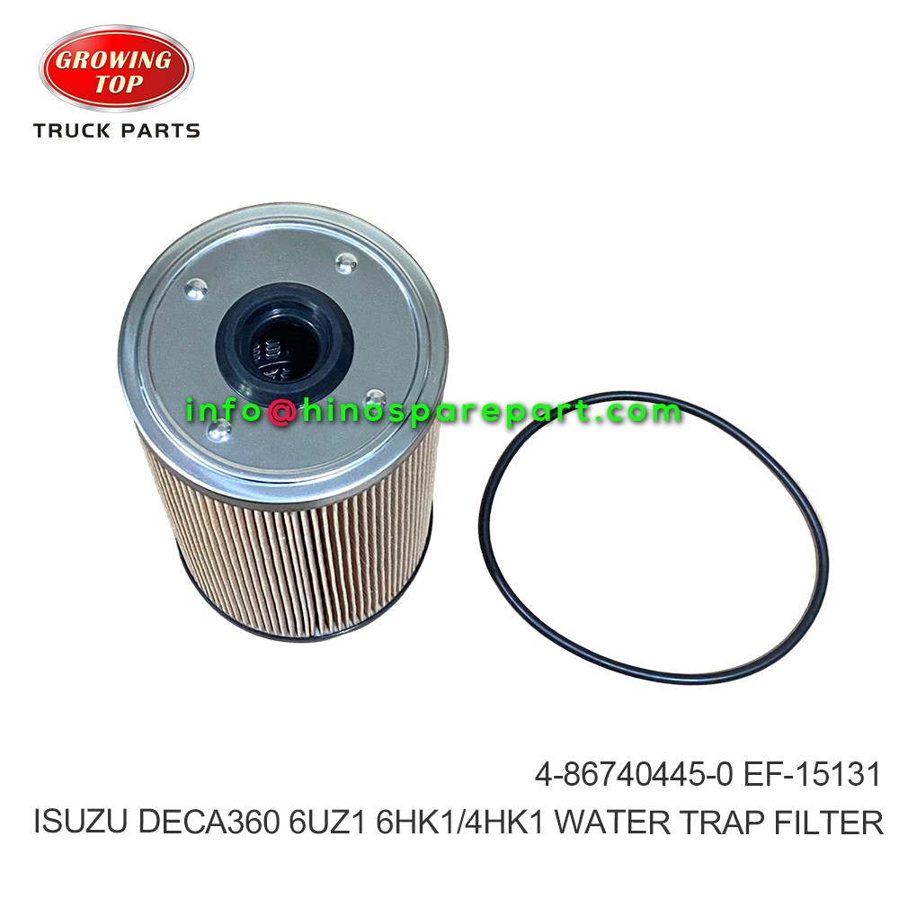 ISUZU DECA360 6UZ1/6NX1 6HK1/4HK1 WATER TRAP FILTER 4-86740445-0