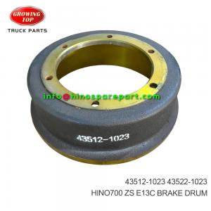HINO700 ZS E13C BRAKE DRUM 43512-1023