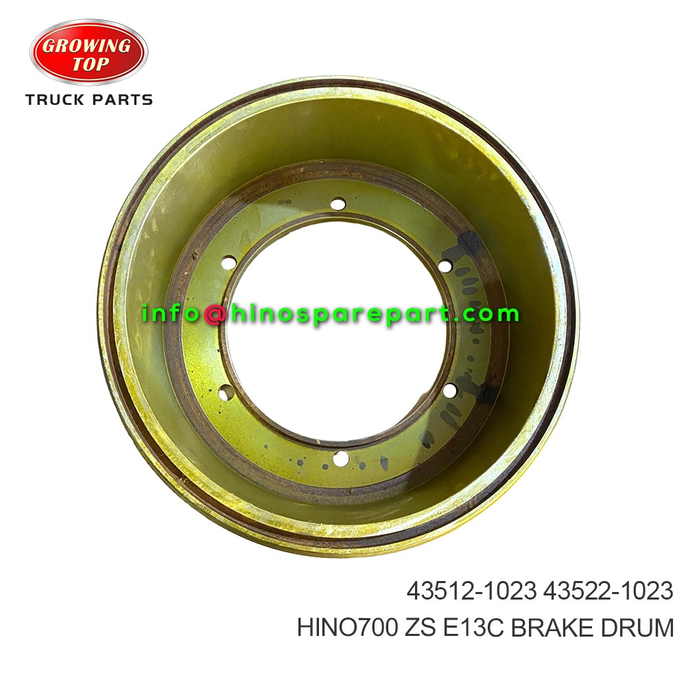 HINO700 ZS E13C BRAKE DRUM 43512-1023