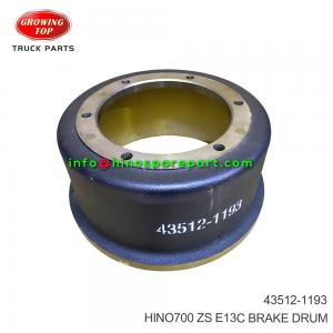 HINO700 ZS E13C BRAKE DRUM 43512-1193