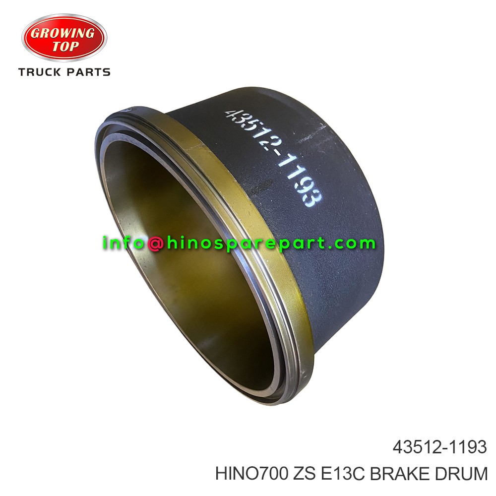 HINO700 ZS E13C BRAKE DRUM 43512-1193