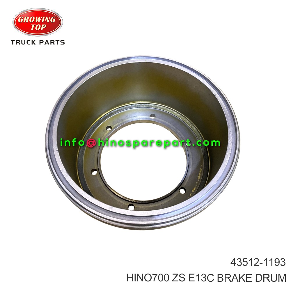 HINO700 ZS E13C BRAKE DRUM 43512-1193