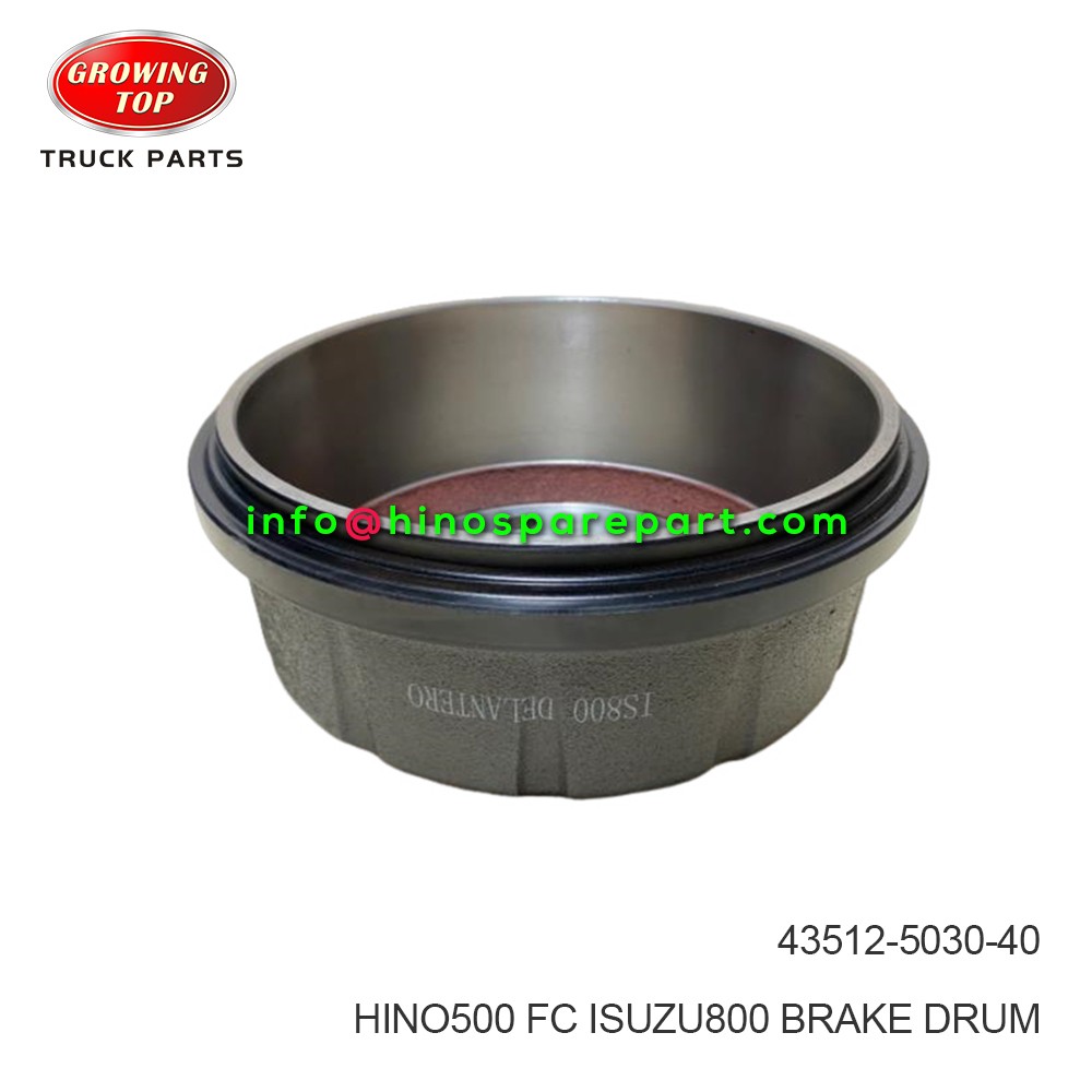 HINO500 FC ISUZU800 BRAKE DRUM 43512-5030-40