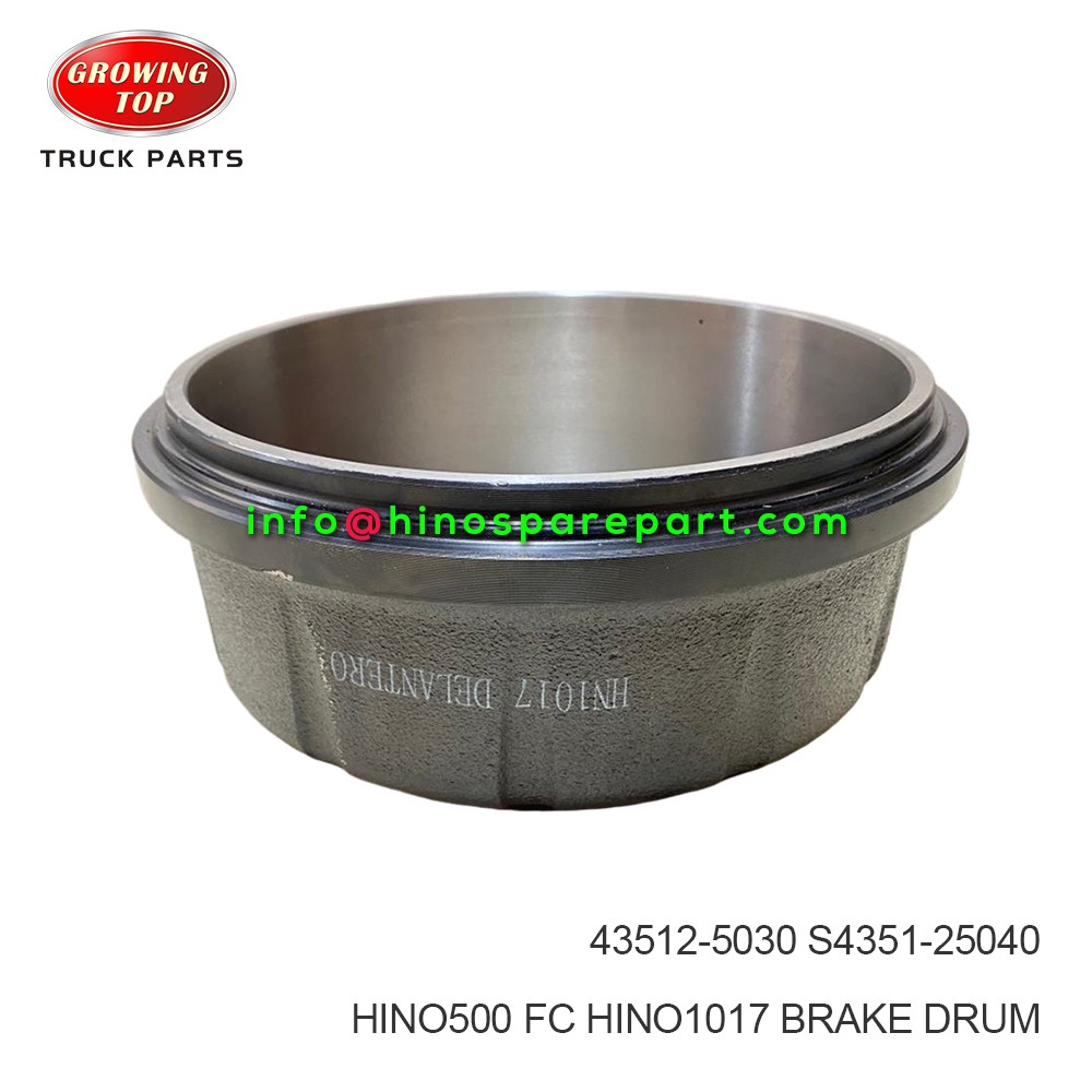 HINO500/1017 FC BRAKE DRUM 43512-5030