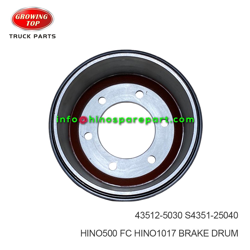 HINO500/1017 FC BRAKE DRUM 43512-5030