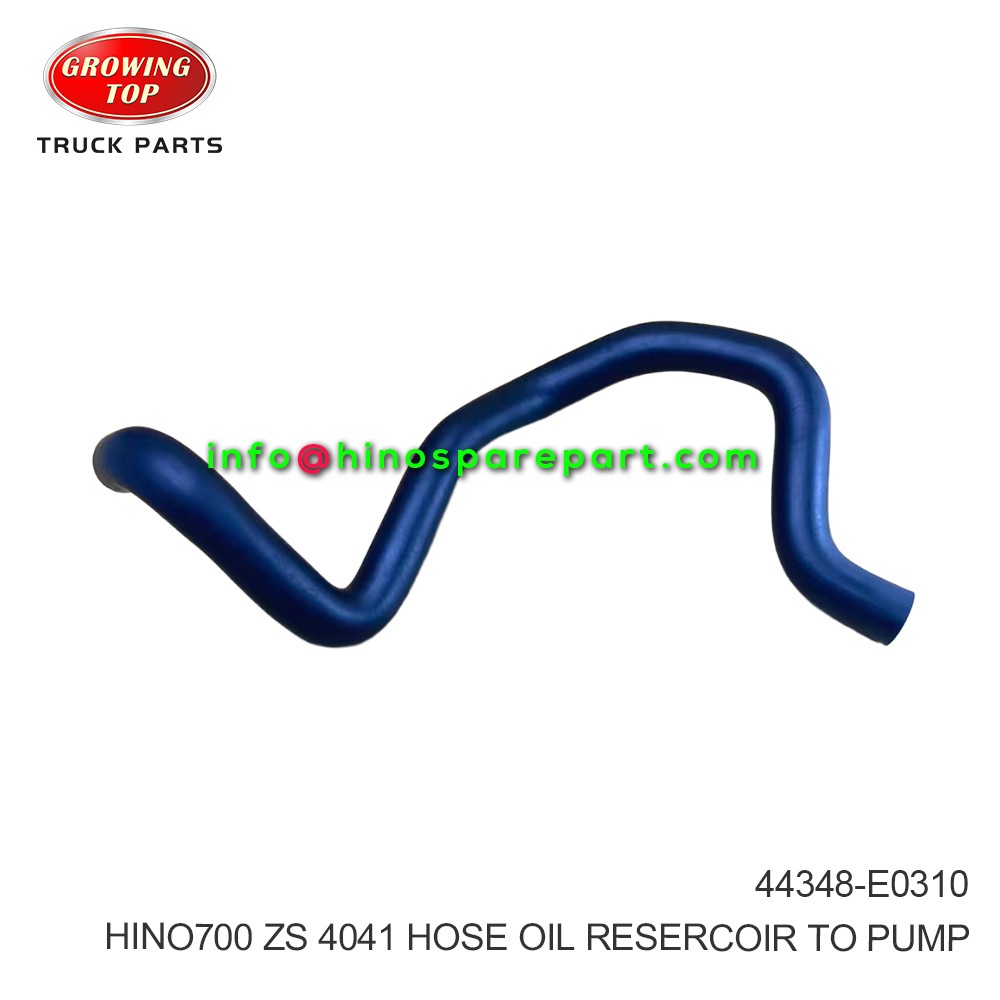 HINO700 ZS 4041 HOSE OIL RESERVOIR TO PUMP 44348-E0310