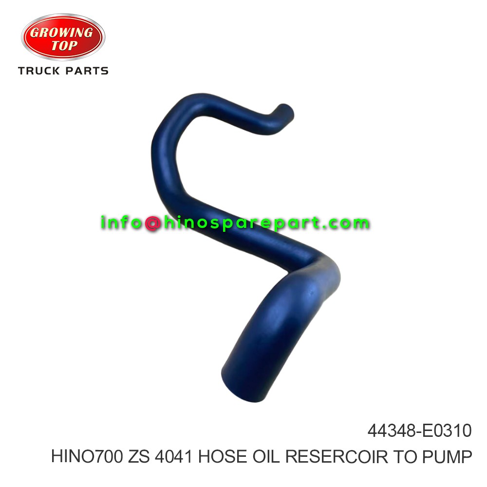HINO700 ZS 4041 HOSE OIL RESERVOIR TO PUMP 44348-E0310