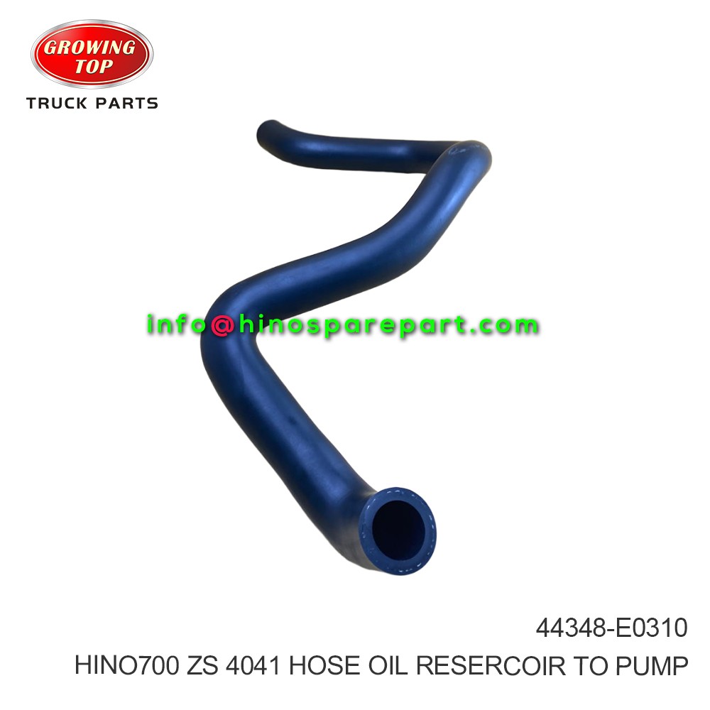 HINO700 ZS 4041 HOSE OIL RESERVOIR TO PUMP 44348-E0310
