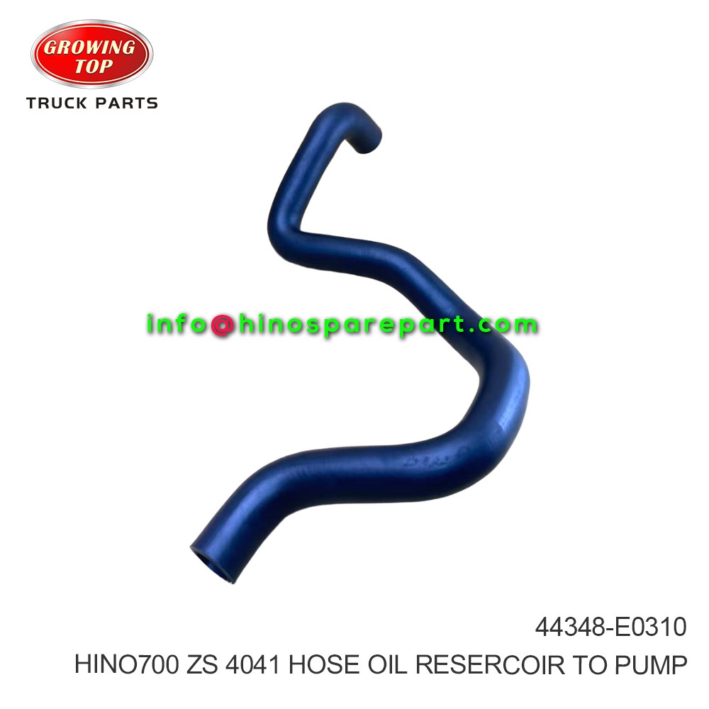HINO700 ZS 4041 HOSE OIL RESERVOIR TO PUMP 44348-E0310