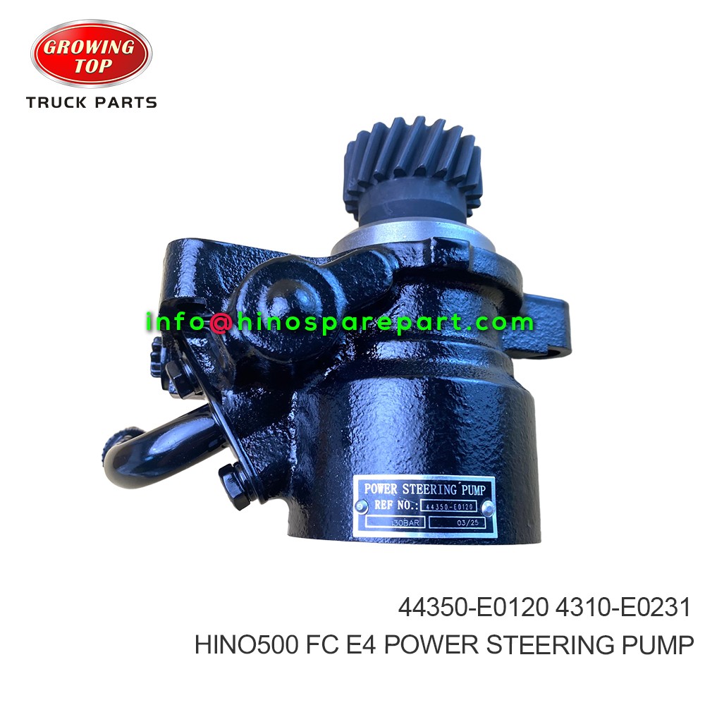 HINO500 FC E4 POWER STEERING PUMP 44350-E0120
