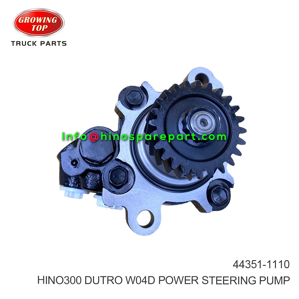 HINO300 DUTRO W04D POWER STEERING PUMP 44351-1110