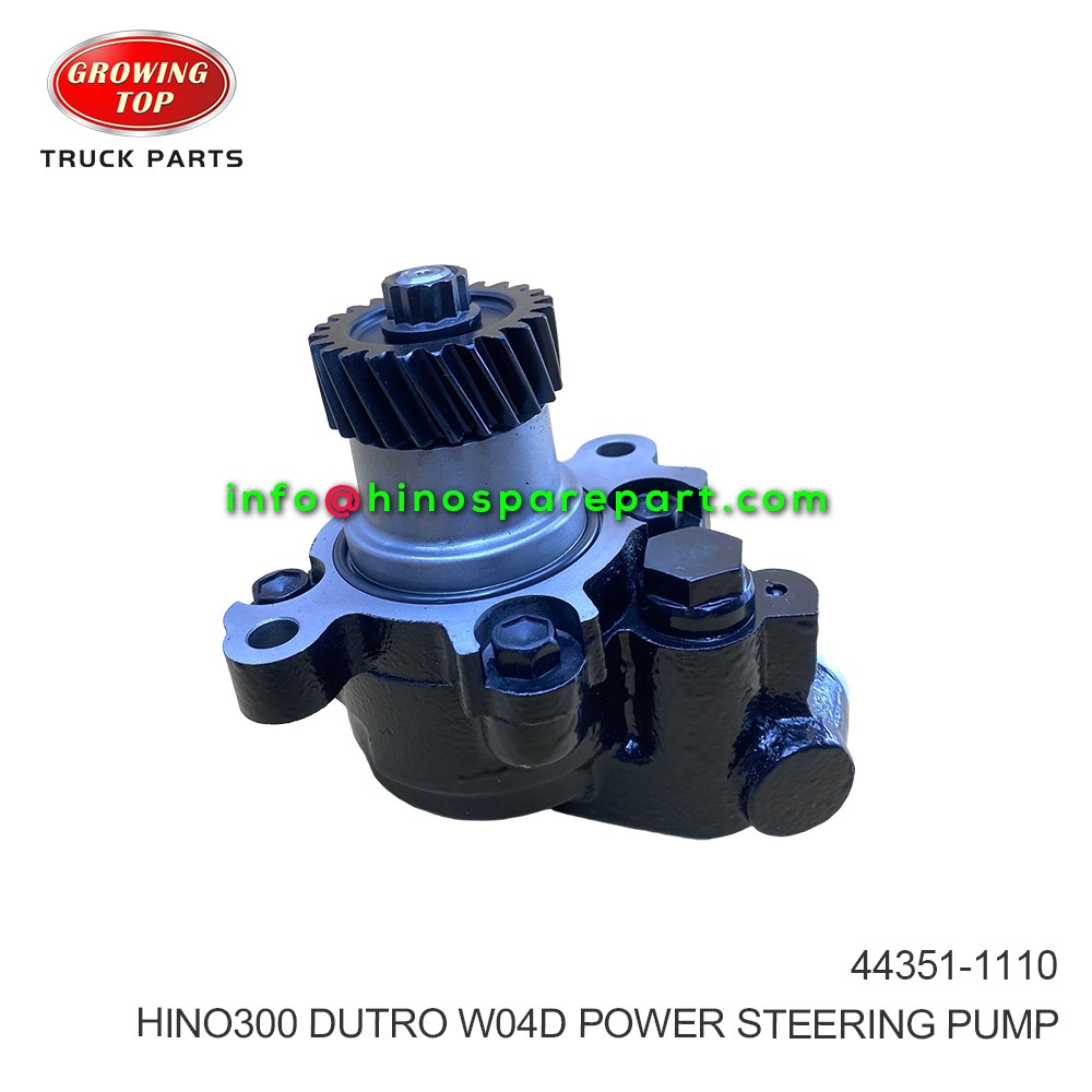 HINO300 DUTRO W04D POWER STEERING PUMP 44351-1110