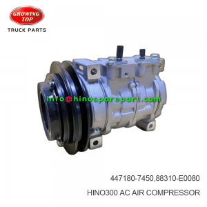 HINO300 AC AIR COMPRESSOR,447180-7450 HINO300 AC AIR COMPRESSOR,447180-7450