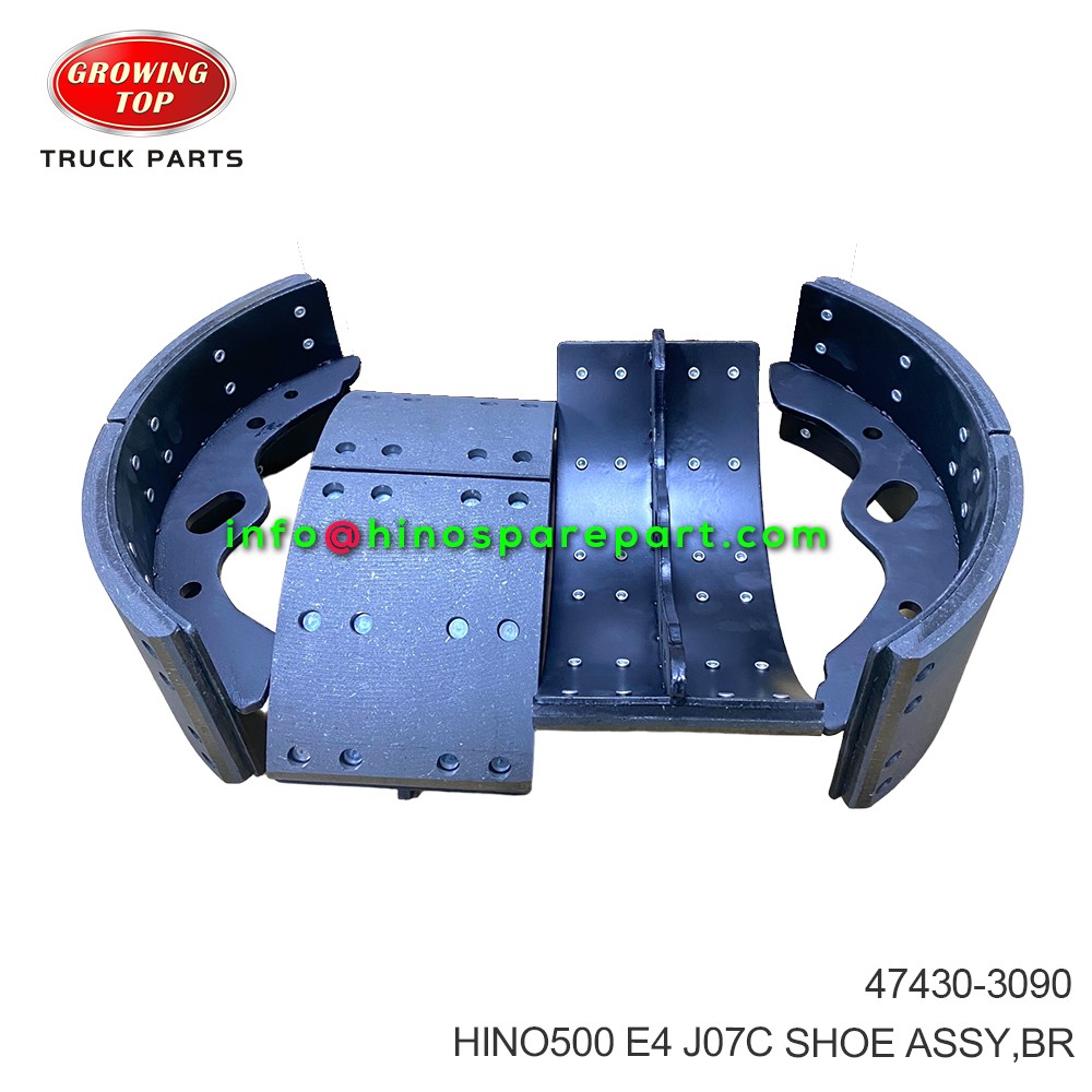 HINO500 E4 J07C  SHOE ASSY BR 47430-3090