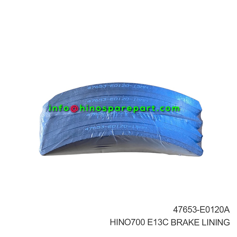 HINO700 E13C BRAKE LINING 47653-E0120A
